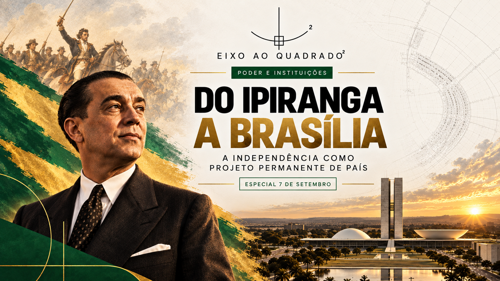 Do Ipiranga a Brasília: a independência como projeto permanente de país
