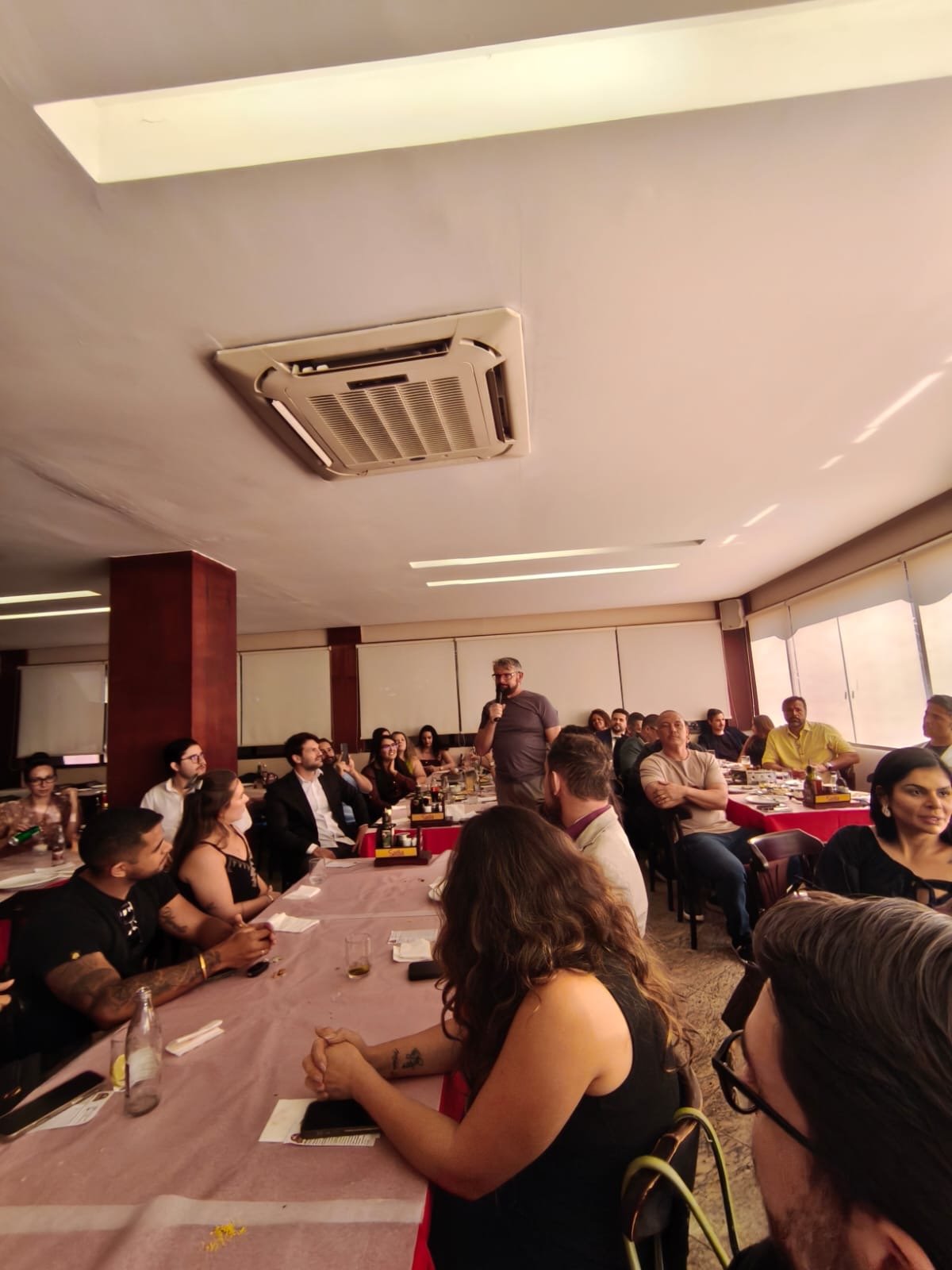 Empresários e lideranças reunidos em encontro do Líderes do Brasil em Brasília.